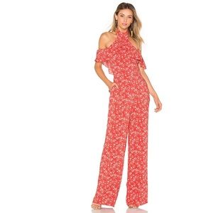 NWOT Ale by Alessandre Matilde Floral Print Jumpsuit Sz Small